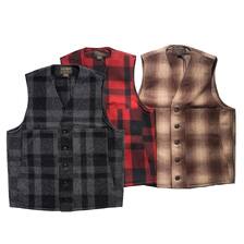 FILSON MACKINAW WOOL VEST CHECK 66328画像