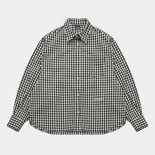 APPLEBUM Gingham Check Oversize Shirt 2420201画像