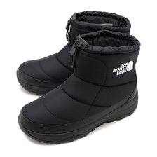 THE NORTH FACE Nuptse Bootie WP Logo Short ARCTIC GRIP TNF BLACK&times;TNF WHITE NF52485-KW画像