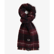 FRED PERRY Brushed Wool Tartan Scarf C8144画像