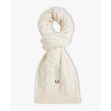 FRED PERRY Lambswool Cable Scarf C8145画像