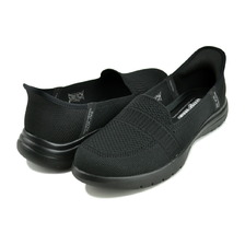 SKECHERS ON-THE-GO FLEX SLIP-INS BLACK 138181-BBK画像