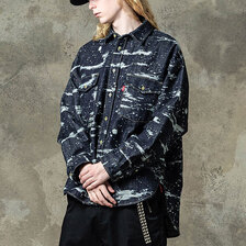 glamb Splash Jacquard Denim Shirt GB0125-SH11画像