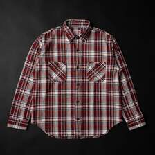 BIG JOHN HEAVY COTTON FLANNEL SHIRT MS001E画像