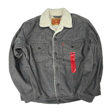 Levi's VINTAGE FIT SHERPA CORDUROY TRUCKER JAKET PEWTER 791290033画像