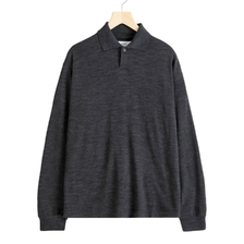 marka 1B POLO - sp120's wool cotton knit - M24C-17CS03C画像