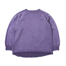 WALLA WALLA SPORT PIGMENT DYE 13oz CREW WW030205画像