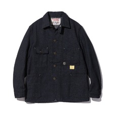 SUGAR CANE Lot No. SC15445 / FICTION ROMANCE 13.7oz. INDIGO NEP DENIM WORK COAT画像