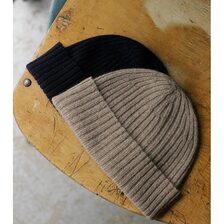 INTERIM CASHMERE KNIT CAP IT24A431画像