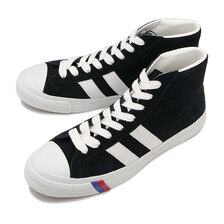 PRO-Keds ROYAL PLUS SUEDE HI BLACK PN1121BK画像