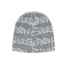 Black Eye Patch FASTHAND SCRIPT BEANIE画像