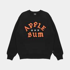 APPLEBUM "3 Stars" Crew Sweat Black 2420405画像
