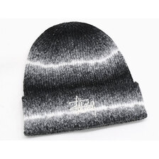 STUSSY CUFF BEANIE KNIT STRIPE 1321222画像