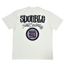 S/DOUBLE COMBO PLATTER TEE WHITE画像