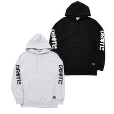 DOUBLE STEAL Toon Logo Sleeve Print Hoodie 944-65056画像