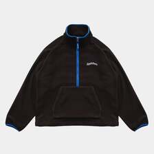 APPLEBUM Fleece Half Zip Jacket BROWN 2420616画像