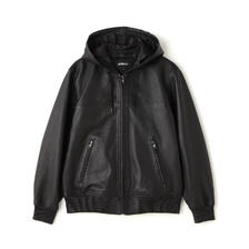 AVIREX LEATHER HOODIE 7834250022画像