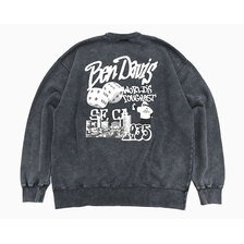 BEN DAVIS Tagging Faded Crew Sweat C-25380017画像