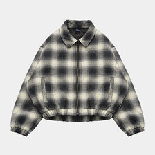 APPLEBUM Ombre Check Jacket Black/White 2420615画像