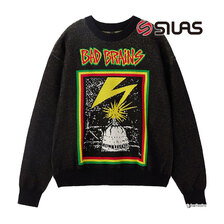 SILAS &times; BAD BRAINS DOUBLE JACQUARD SWEATER 110244015003画像