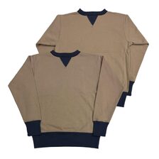 FREEWHEELERS DOUBLE V SWEAT SHIRT SET-IN SLEEVE 2434002画像