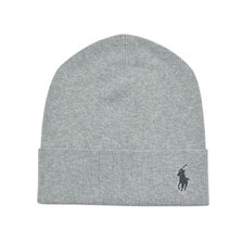 POLO RALPH LAUREN Cotton Knit Beanie LT.GRAY 14384994702画像
