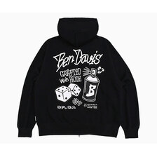 BEN DAVIS Spray Print Full Zip Hoodie C-25380014画像