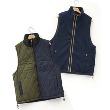 gym master リバーシブルロクヨンクロスxフリースベスト G433776画像