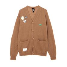 MANASTASH &times; BILLIONAIRE BOYS CLUB MOHAIR CARDIGAN WITH BADGE 7924241005画像
