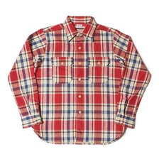 WAREHOUSE Lot 3104 FLANNEL SHIRTS D柄 ONE WASH画像