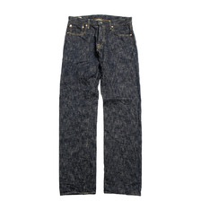ONI DENIM 17oz ONI Kasuri Denim Retro Style Regular Straight 505-KASURI画像