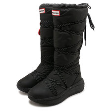 HUNTER U HUNTER GRIP TALL SNOW BOOT BLACK UFT7101NYL-BLK画像