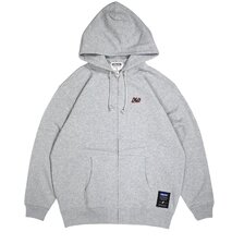 DOUBLE STEAL DBSL Cursive Embroidery Zip Hoodie 944-62041画像