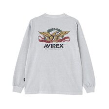 AVIREX FADE WASH VINTAGE LABEL EAGLE T-SHIRT 7835130013画像