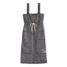 AVIREX BELT PRINT DENIM JUMPER SKIRT 7835116605画像