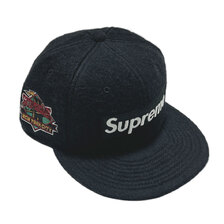 Supreme 24FW Brushed Wool Box Logo New Era画像