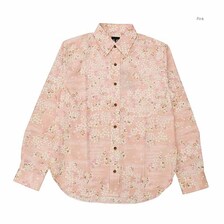 衣櫻 Lot.SA-1662 サザンクロス素材 長袖レギュラーシャツ - 霞舞桜 - SA1662画像
