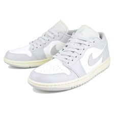 NIKE WMNS AIR JORDAN 1 LOW sail/neutral grey-coconut milk DC0774-103画像