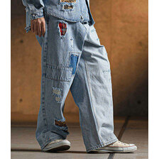 GLIMCLAP Distressed denim pants 18-028-GLS-CF画像