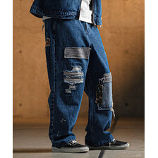 GLIMCLAP Distressed denim pants 18-023-GLS-CF画像
