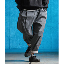 GLIMCLAP C/N/PU fabric balloon silhouette pants 18-001-GLS-CF画像