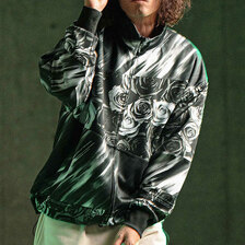 GLIMCLAP Track jacket-Ver. monochrome pattern switching- 18-014-GLS-CF画像
