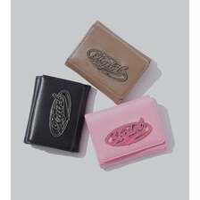 X-girl OVAL LOGO BUCKLE MINI WALLET 105251054009画像