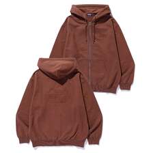 X-LARGE EMBOSSED OG BOX ZIP UP HOODED SWEATSHIRT 101251012002画像