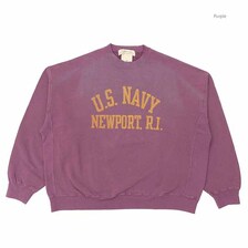 REMI RELIEF SP加⼯3⾶び裏⽑クルー(U.S. NAVY)日焼け&ペンキ加工 RN28369107画像