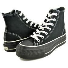 CONVERSE ALL STAR LIFTED OVERTAPE ST HI BLACK/BLACK 31313950画像