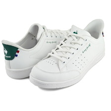 le coq sportif LA ROLAND SI WHITE/GREEN LU5SSN22UZ-WHGR画像