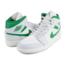NIKE AIR JORDAN 1 MID summit wht/pine green DQ8426-142画像