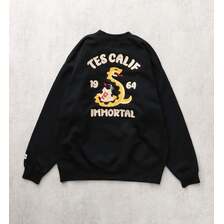 The Endless Summer TES 2025 SNAKE CHAIN EMB BIG SWEAT C-25374301画像