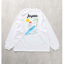 The Endless Summer TES SKULL RIDER CHAIN ENB LONG SLEEVE BIG T-SHIRT C-25374302画像